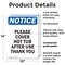 Signmission Please Cover Hot Tub After Use Thank You, 10 in W x Rectangle, Plastic OS-2PACK-NS-P-1014-V-17359 - alternate 2